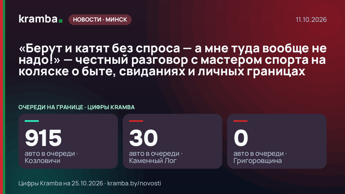 Инфографика Kramba: «Берут и катят без спроса — а мне туда вообще не надо!» — честный разговор с мастером…