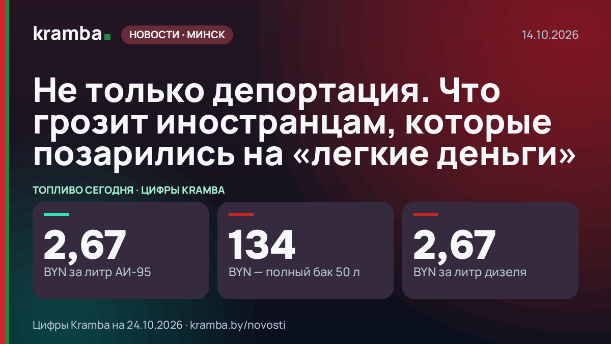 Инфографика Kramba: Не только депортация. Что грозит иностранцам, которые позарились на «легкие деньги»