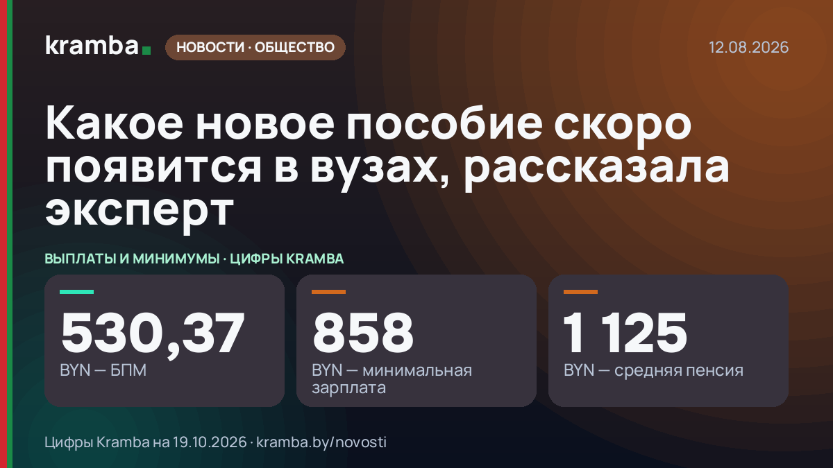 Инфографика Kramba: Какое новое пособие скоро появится в вузах, рассказала эксперт