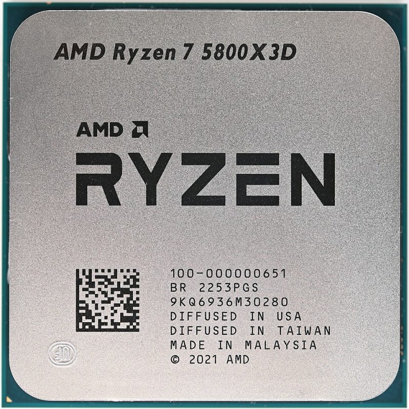 AMD Ryzen 7 5800X3D AMD Ryzen 7 5800X3D